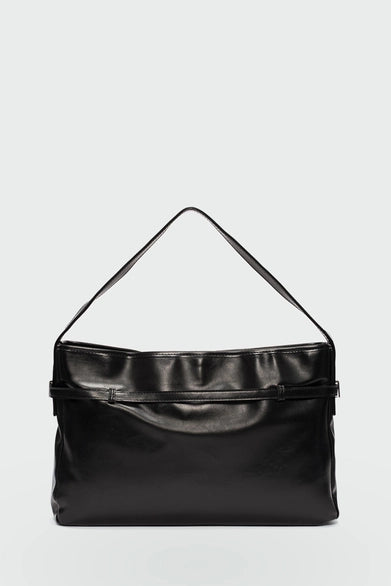 Lorien Torba za Rame s Detaljem Pojasa – Crna