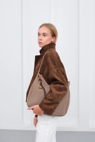 Mina Šarmantna Torba od Antilopa – Vizon