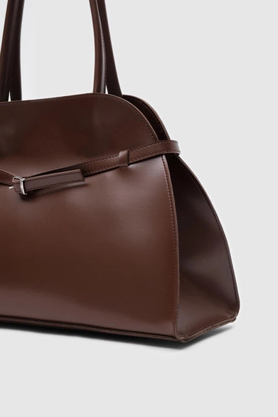 Molly Torba za Rame s Detaljem Pojasa – Ljeskovo