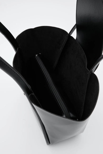 Ravelle Torba za Rame s Neseserom – Crna