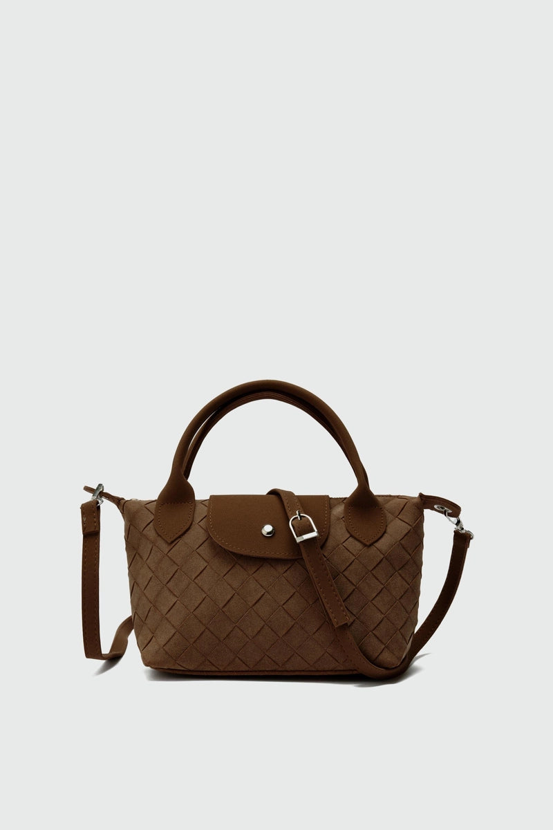 Vera Pletena Torba od Antilopa Preko Ramena - Smeđa