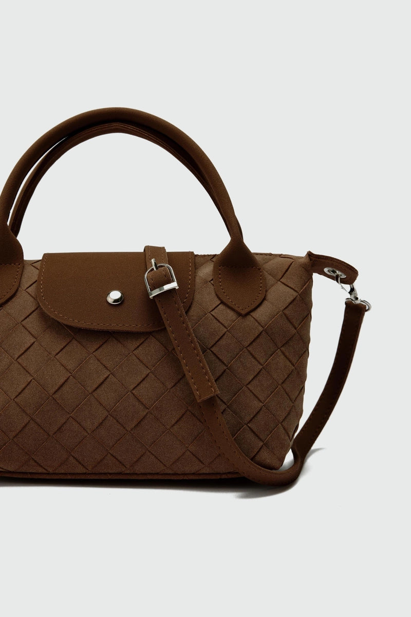 Vera Pletena Torba od Antilopa Preko Ramena - Smeđa