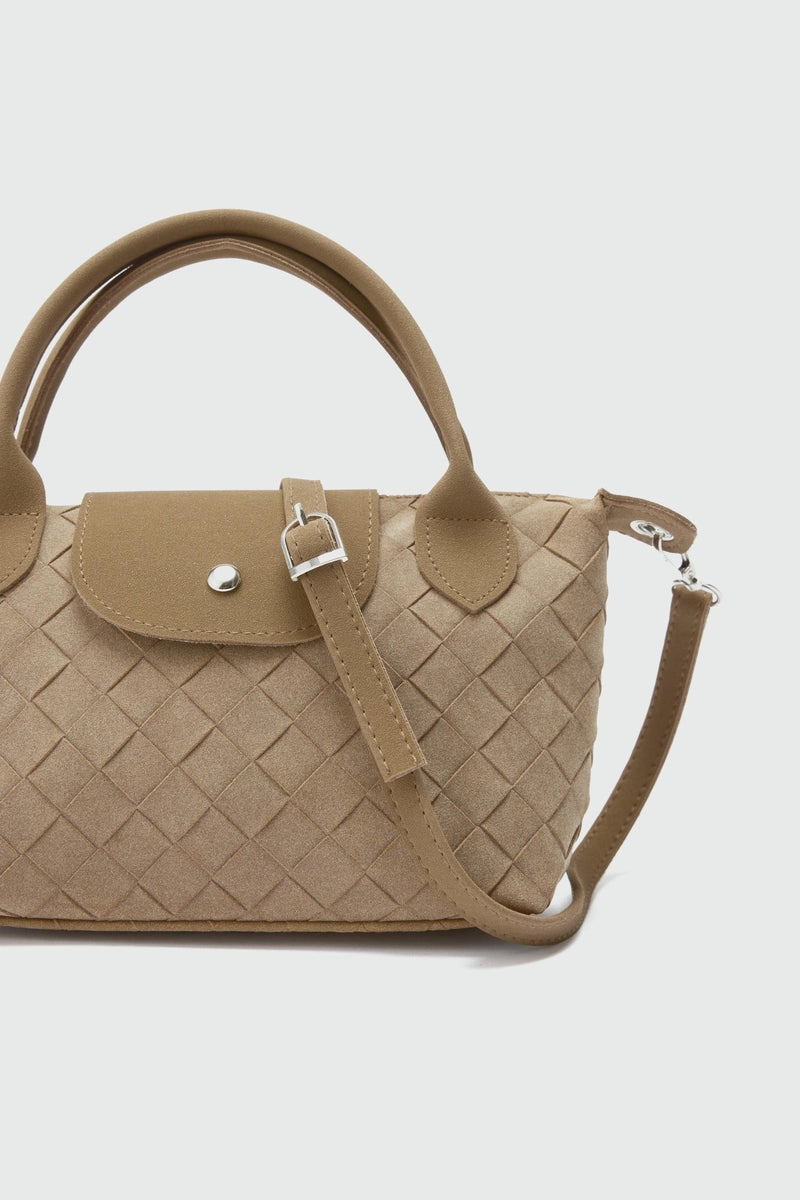 Vera Pletena Torba od Antilopa Preko Ramena - Vizon