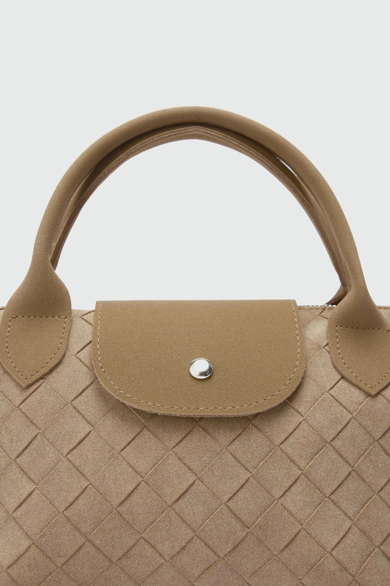 Vera Pletena Torba od Antilopa Preko Ramena - Vizon